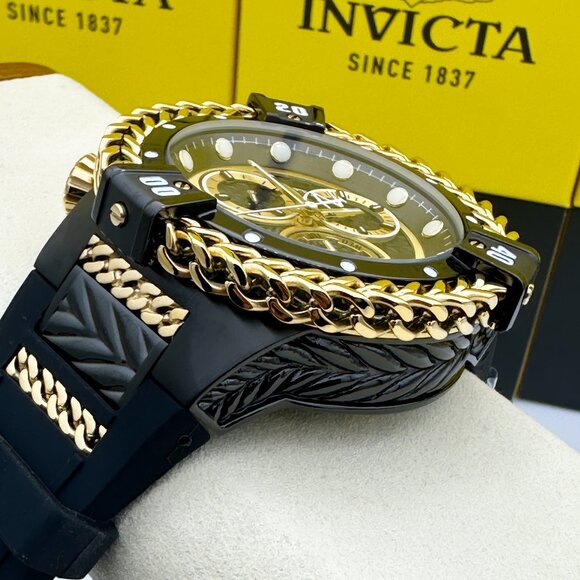 Invicta Bolt Hercules Reserve Men's 56mm Swiss Quartz Chronograph Watch NEW - Picture 9 of 10